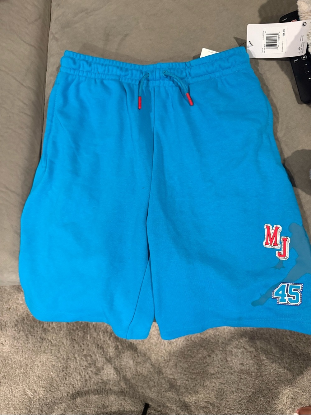 Jordan kids Bright Blue Athletic Shorts